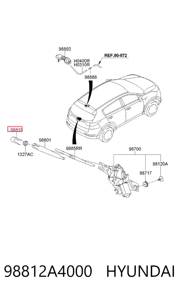  98812A4000 Hyundai/Kia