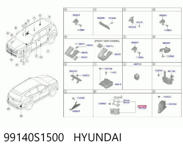 Датчик контролю мертвої зони, задній 99140S1500 Hyundai/Kia