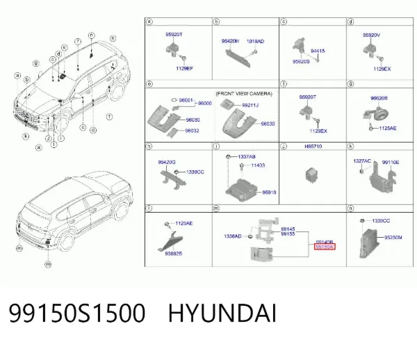 Датчик контролю мертвої зони, задній 99150S1500 Hyundai/Kia