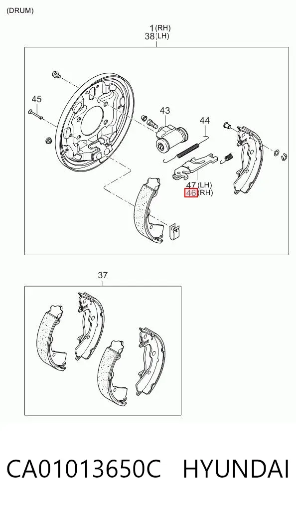  CA01013650C Hyundai/Kia