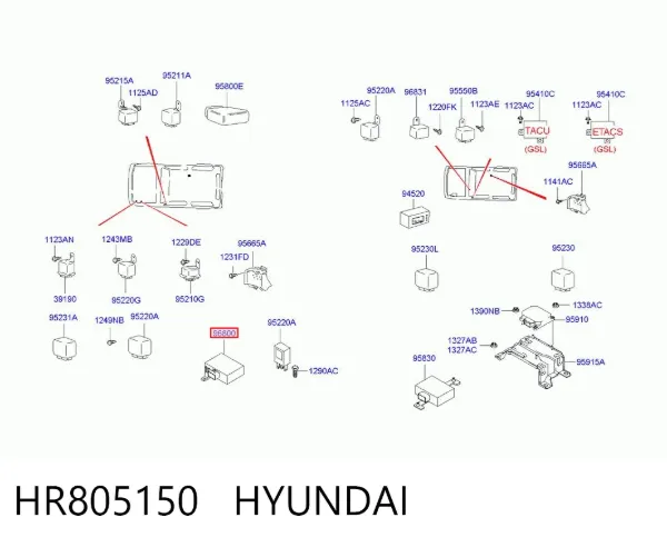  HR805150 Hyundai/Kia