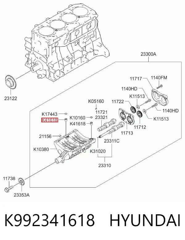  K992341618 Hyundai/Kia