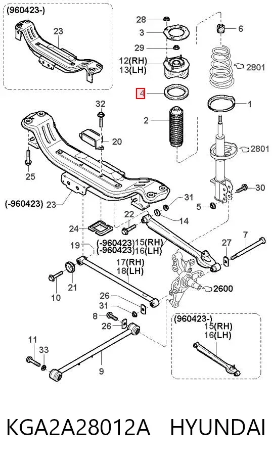  KGA2A28012A Hyundai/Kia