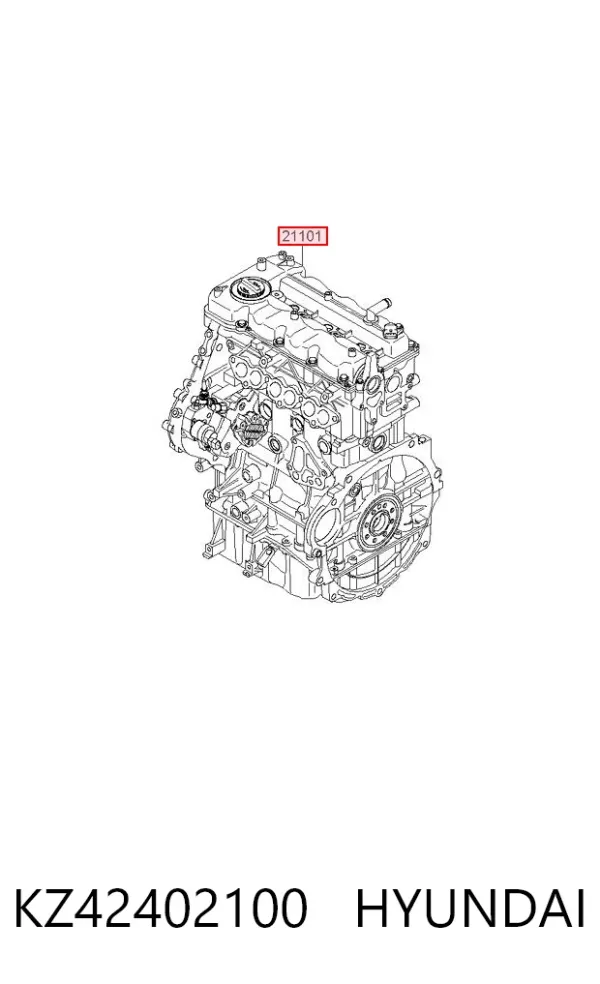 Двигун KZ42402100 Hyundai/Kia