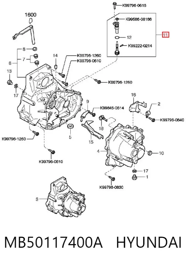  MB50117400A Hyundai/Kia