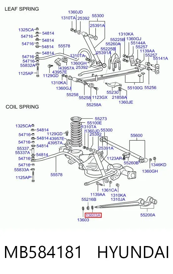  MB584181 Hyundai/Kia