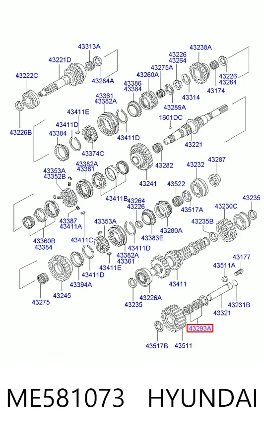  ME581073 Hyundai/Kia
