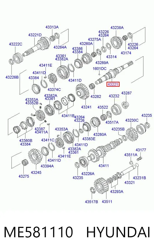  ME581110 Hyundai/Kia