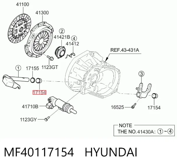  MF40117154 Hyundai/Kia