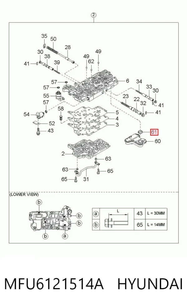 MFU6121514A Hyundai/Kia