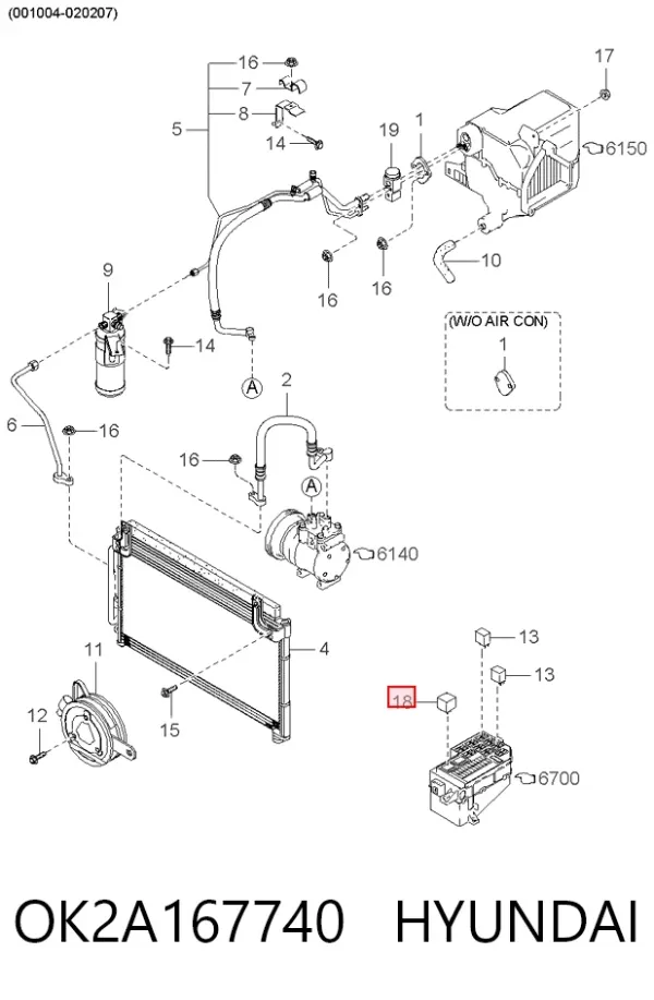 Реле поворотів OK2A167740 Hyundai/Kia