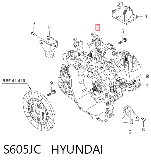 Коробка передач S605JC Hyundai/Kia