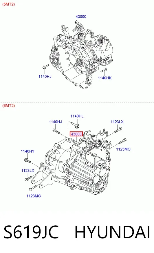 Коробка передач S619JC Hyundai/Kia