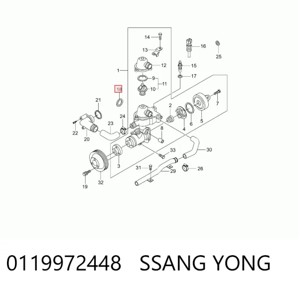  0119972448 Ssang Yong