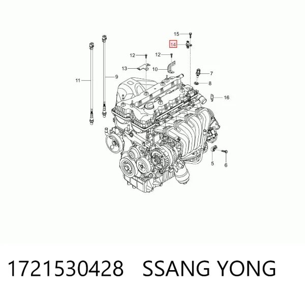Датчик распредвалу 1721530428 Ssang Yong