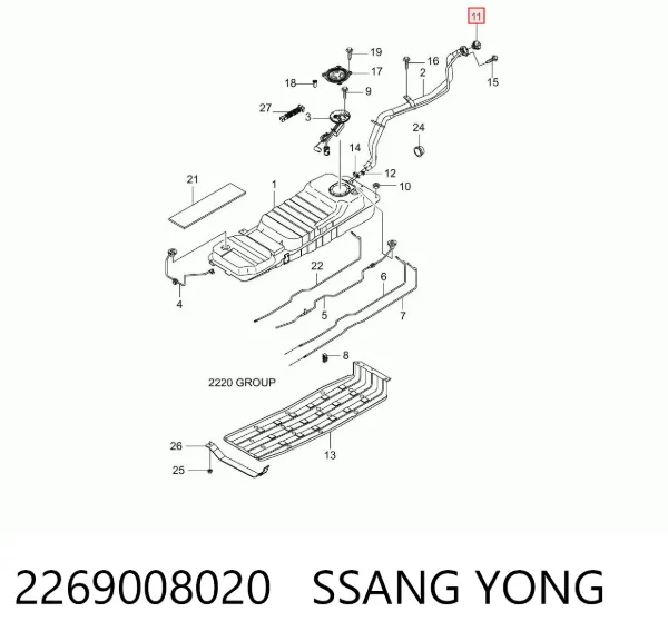  2269008020 Ssang Yong