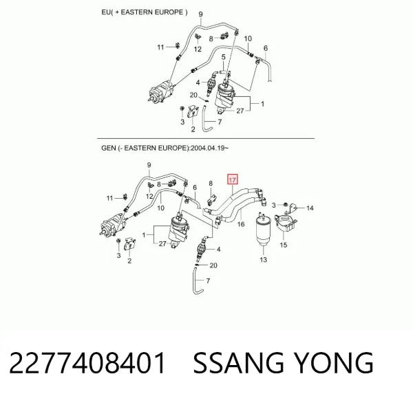  2277408401 Ssang Yong