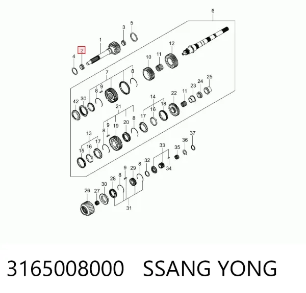  3165008000 Ssang Yong