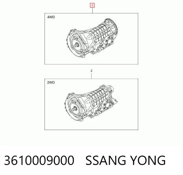 АКПП 3610009030 Ssang Yong