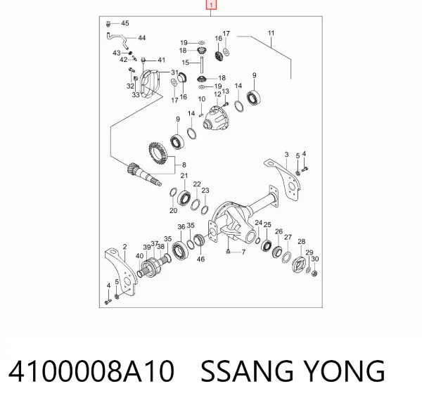  4100008A10 Ssang Yong