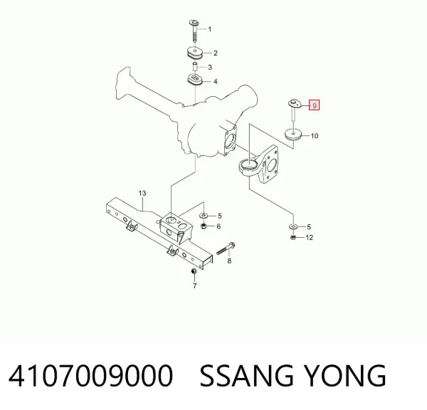  4107009000 Ssang Yong