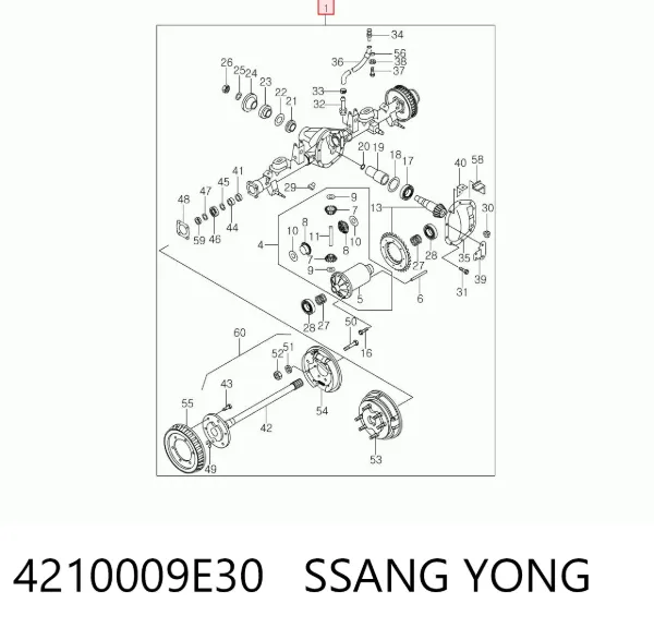  4210009E30 Ssang Yong