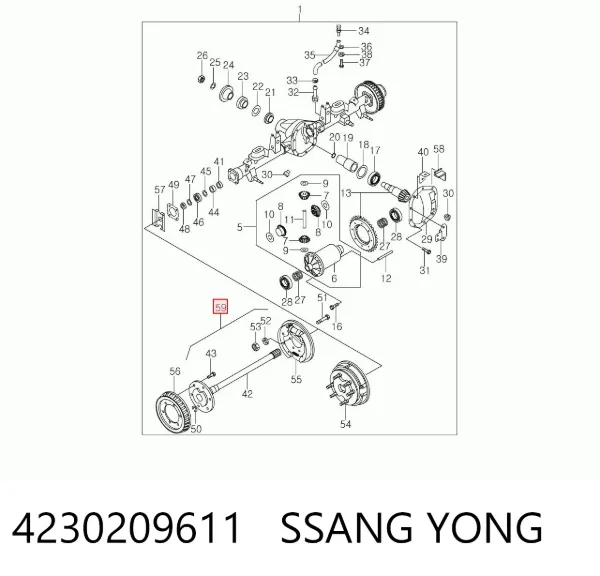  4230209611 Ssang Yong