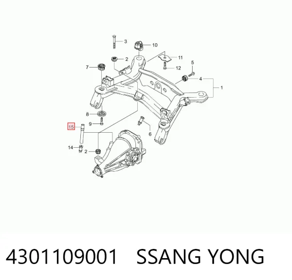  4301109001 Ssang Yong