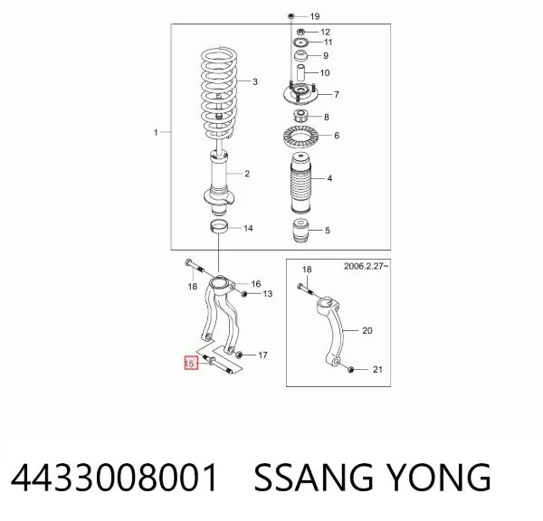  4433008001 Ssang Yong