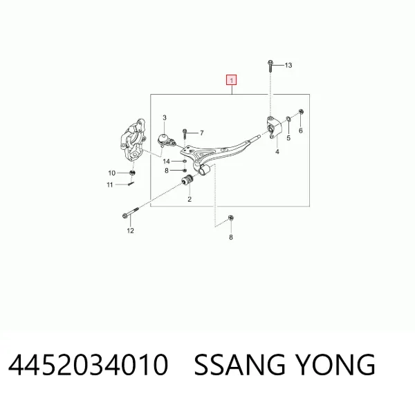  4452034010 Ssang Yong