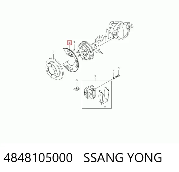  4848105000 Ssang Yong