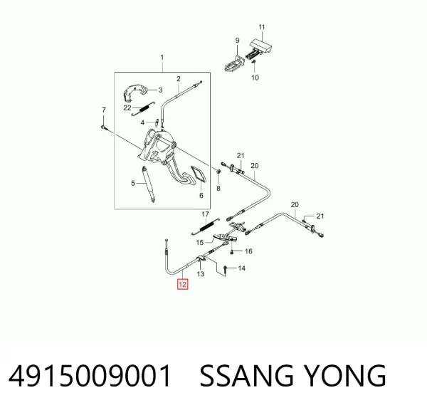  4915009001 Ssang Yong