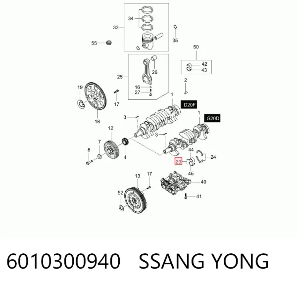  6010300940 Ssang Yong