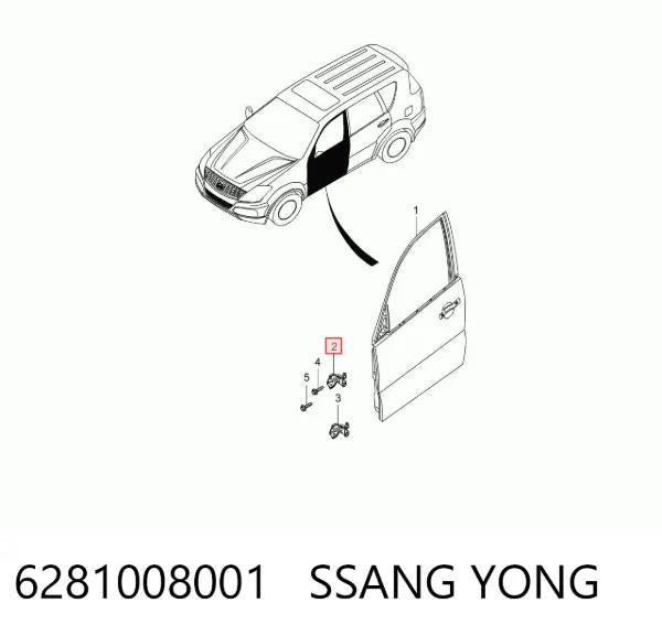  6281008001 Ssang Yong