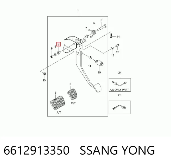  6612913350 Ssang Yong
