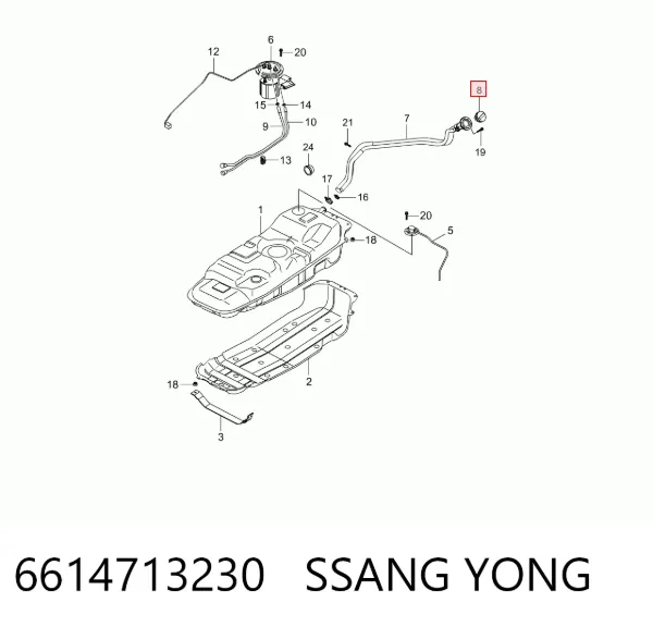  6614713230 Ssang Yong