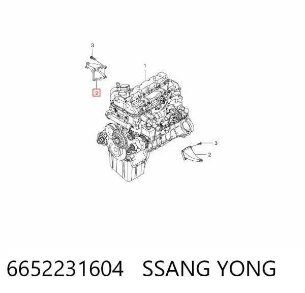  6652231604 Ssang Yong