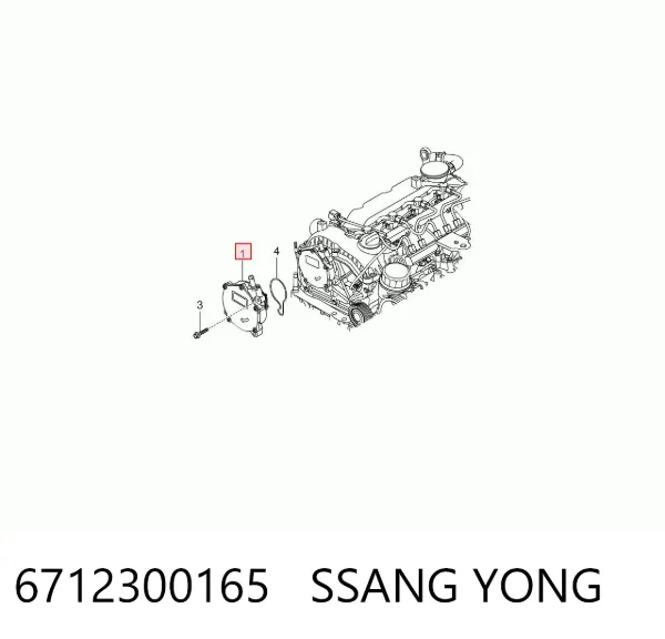 Вакуумний насос SsangYong Actyon 