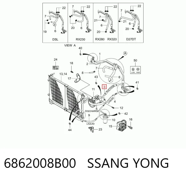  6862008B00 Ssang Yong