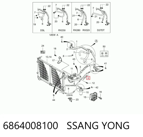  6864008100 Ssang Yong