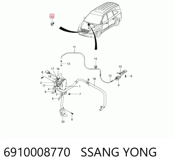  6910008770 Ssang Yong