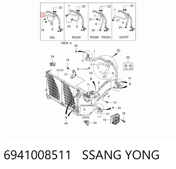  6941008511 Ssang Yong