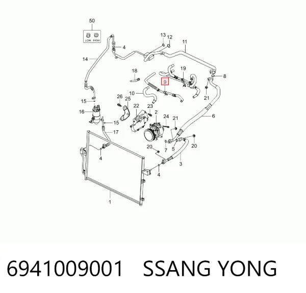  6941009001 Ssang Yong