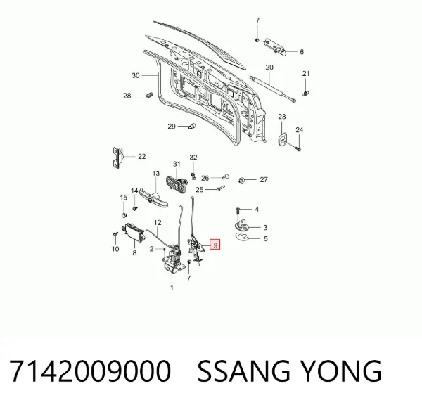  7142009000 Ssang Yong