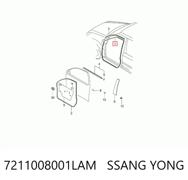  7211008001LAM Ssang Yong