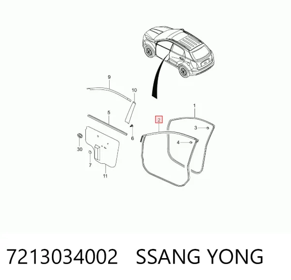  7213034002 Ssang Yong