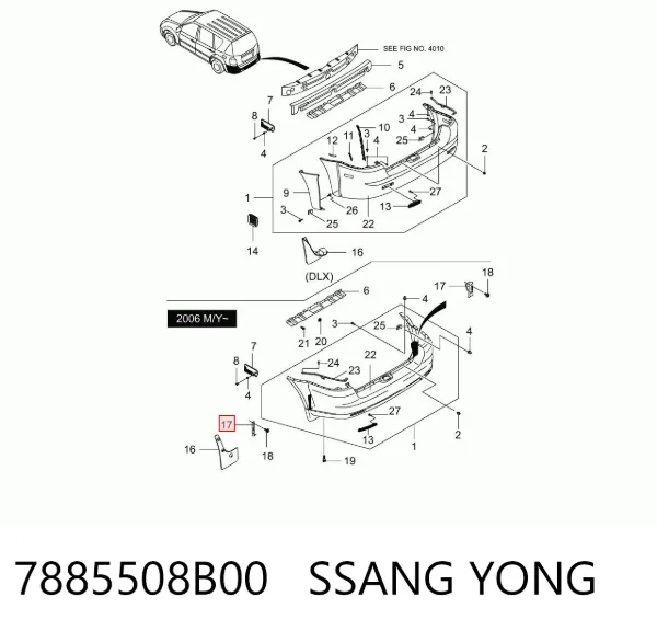  7885508B00 Ssang Yong