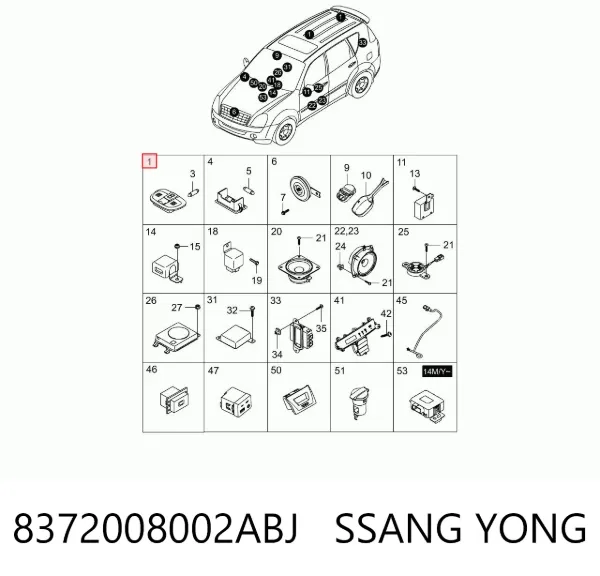  8372008002ABJ Ssang Yong