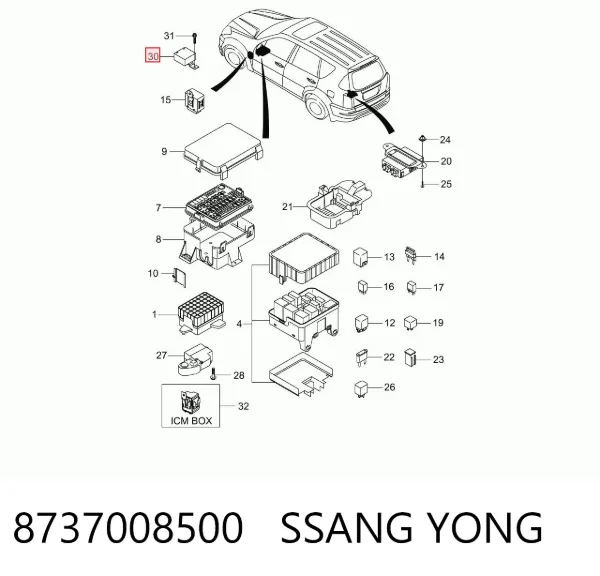  8737008500 Ssang Yong