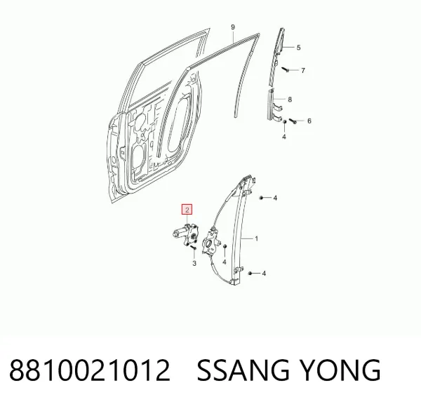  8810021012 Ssang Yong